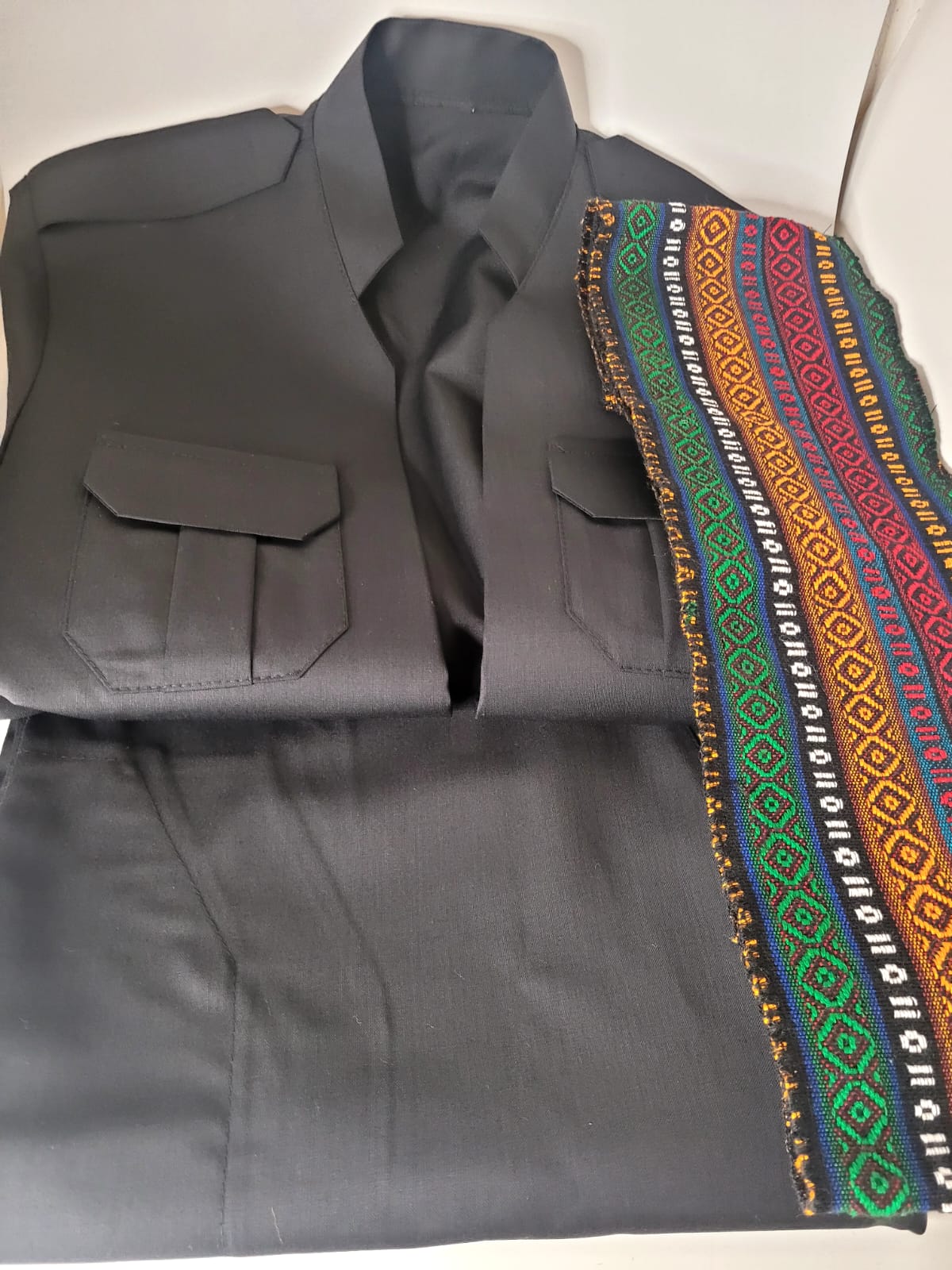Kurdischer Anzug Schwarz 3-Teilig Unisex