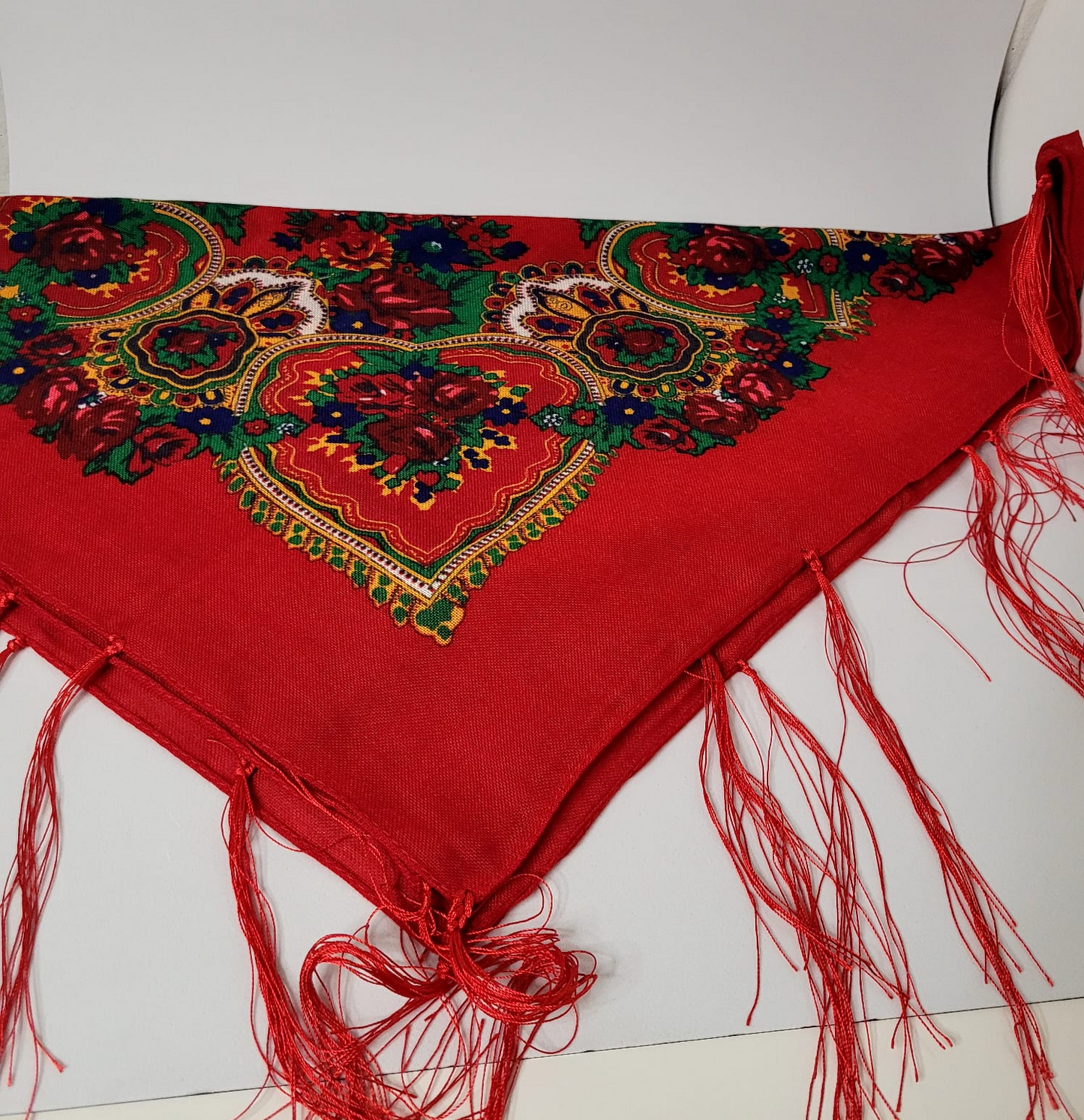 Kurdischer Schal aus Mardin Rot